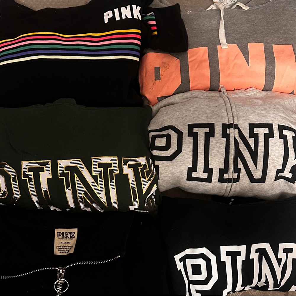PINK Victoria's Secret Kids Graphic T-Shirt - Black